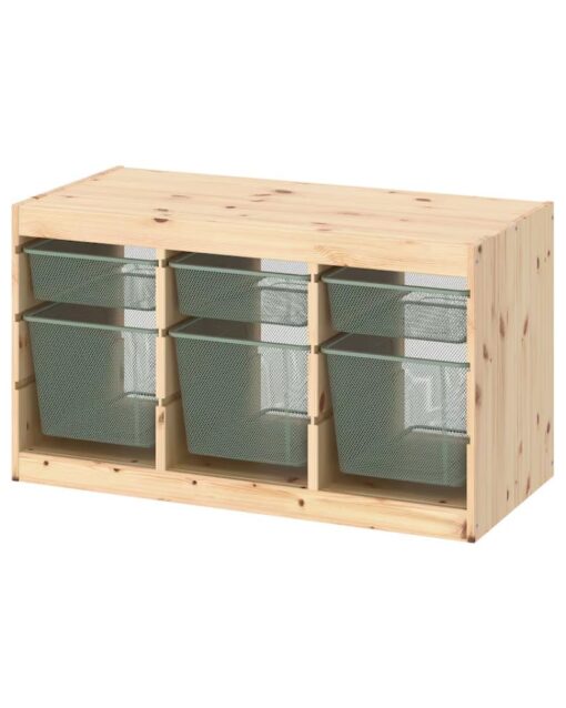 IKEA TROFAST Storage Combination with Boxes 93x44x52 cm