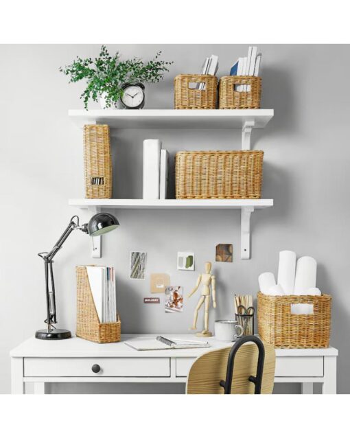 IKEA TRUMMIS Basket Handmade Rattan 25x35x20 cm - Image 2