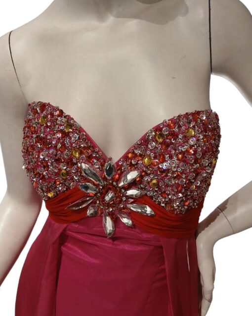 Ombre Evening Dress with Beaded Details - Image 2