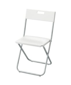 IKEA GUNDE Folding Chair White