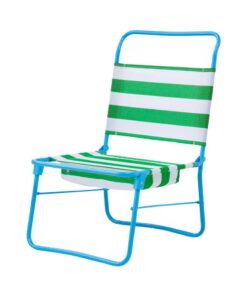 IKEA STRANDÖN Beach Chair White, Green & Blue