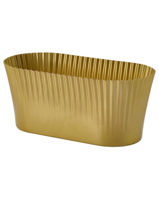 IKEA VINTERFINT Plant Pot Gold Color 14x26 cm