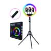 Conqueror Ring Light 16'' with Tripod for Mobile Cell Phone - 320RGB