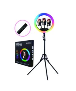 Conqueror Ring Light 16'' with Tripod for Mobile Cell Phone - 320RGB