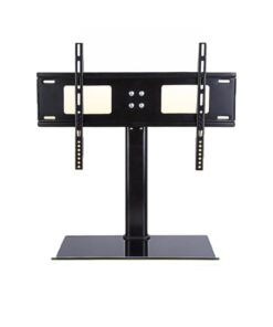 Conqueror Table Stand with Articulation for LED / LCD / Plasma TV 37''-55'' with 1 shelf for DVD player / AV component / cable box / TV Accessories - H146
