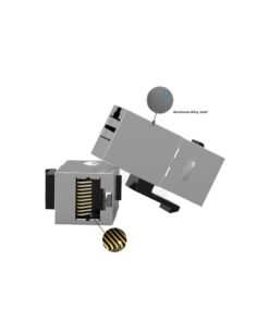 Conqueror CAT 6 Female To Female Keystone Jack 8P8C Plug - P255