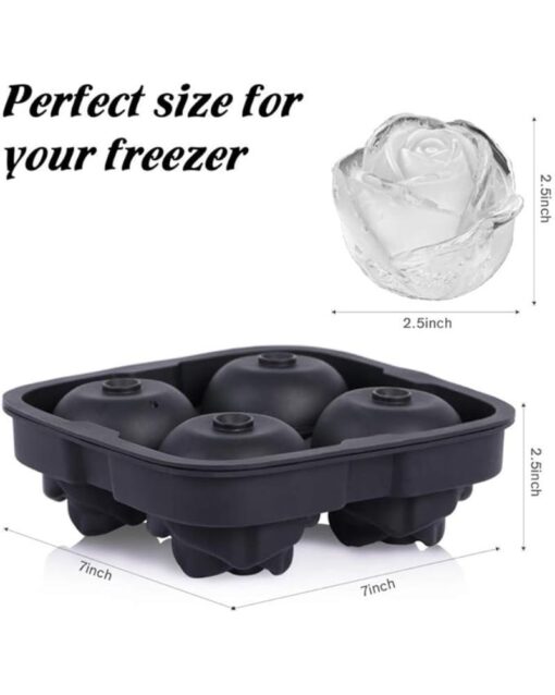Rose Ice Cube Tray 4 x 6.3 cm - Image 3