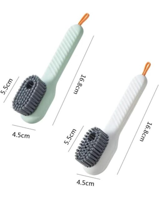 2pcs Multifunction Cleaning Brush with Soap Dispenser - Image 7