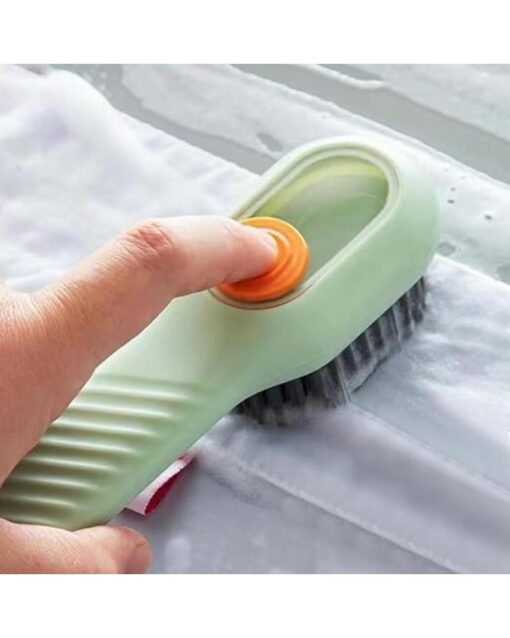 2pcs Multifunction Cleaning Brush with Soap Dispenser - Image 4