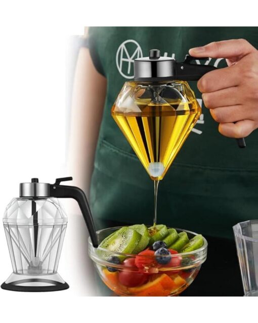 Glass Dispenser No Drip with Stand 200ml - Image 3