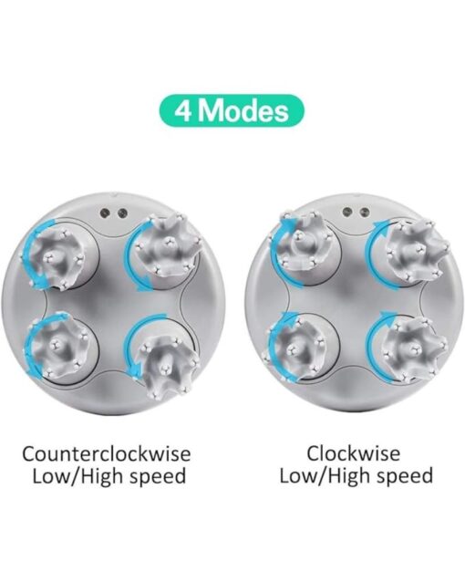 Waterproof Massager Portable 4 Heads 84 Nodes for Head & Body - Image 6