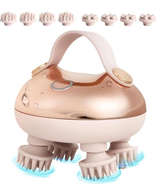 Scalp Massager 5in1 Waterproof with 8 Removable Claws