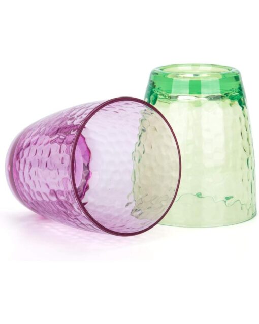 Set of 6 Acrylic Tumbler Glasses 15oz Multi-Color - Image 5