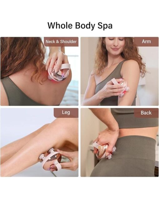 Scalp Massager 5in1 Waterproof with 8 Removable Claws - Image 4