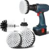 Drill Cleaning Brush Set 4-Piece Soft Bristles 2 to 5 Inch