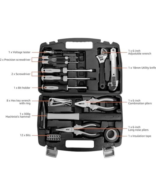 Amazon Basics 32 Piece Household Tool Set - Image 3