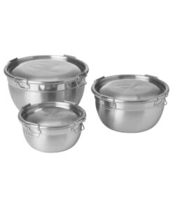 IKEA CIKLID Bowl with Lid Set of 3
