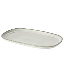 IKEA GLADELIG Plate Grey 31x19 cm