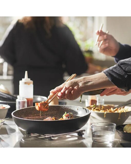 IKEA HUSKNUT Frying Pan Non-stick Coating Black 28 cm - Image 6