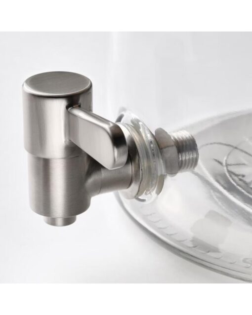 IKEA 365+ Jar with Tap Bamboo Clear Glass 4 L - Image 7