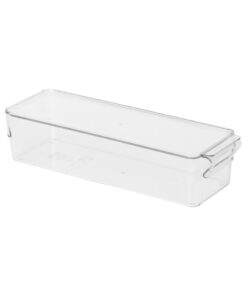 IKEA KLIPPKAKTUS Storage Box for Fridge Transparent 32x10x8 cm
