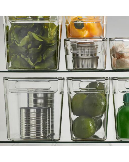 IKEA KLIPPKAKTUS Storage Box for Fridge Transparent 32x10x8 cm - Image 6