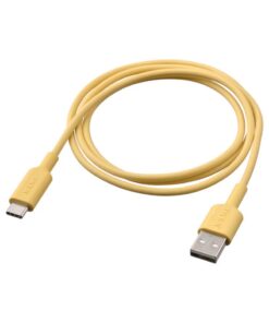 IKEA SITTBRUNN USB-A to USB-C Light Yellow 1 m