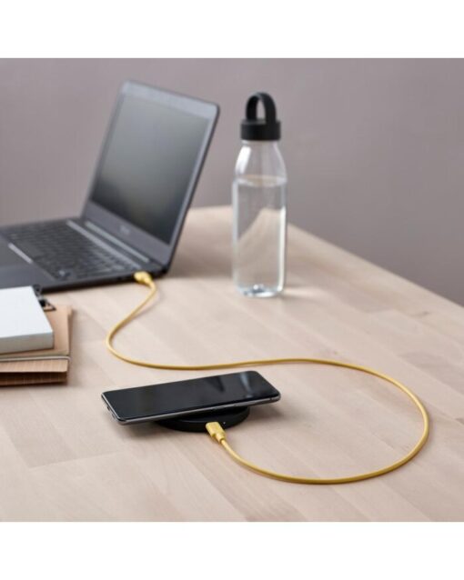 IKEA SITTBRUNN USB-A to USB-C Light Yellow 1 m - Image 2