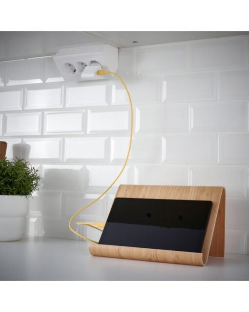 IKEA SITTBRUNN USB-A to USB-C Light Yellow 1 m - Image 5