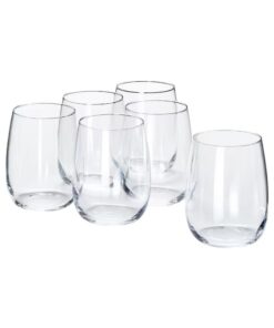 IKEA STORSINT Clear Glass 37 cl Set of 6