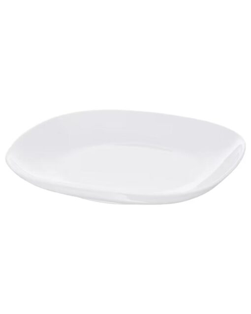 IKEA VÄRDERA Plate White 25x25 cm