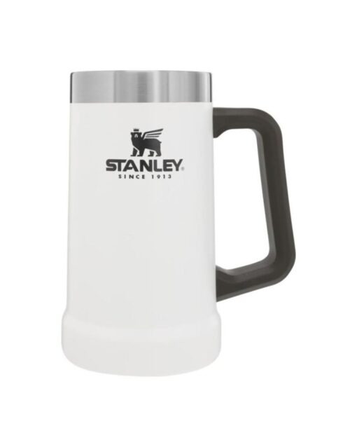 Stanley Stainless Steel Beer Stein with Handle 0.7L 24oz Polar White - Image 2
