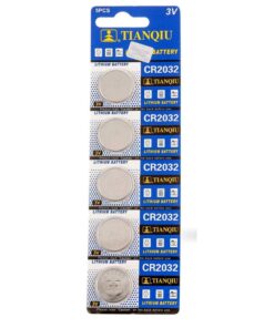 Tianqiu Lithium Battery 3 Volt For Electronics Pack of 5 - CR2032