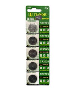 Tianqiu Lithium Battery 3 Volt Pack of 5 - CR2025