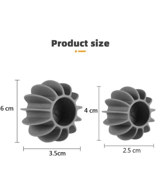 8 Pieces Anti-Winding Silicone Hair Remover Laundry Balls - Image 6