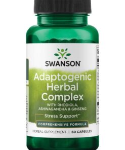 SWANSON Rhodiola Ashwagandha Ginseng Complex 60 Capsules