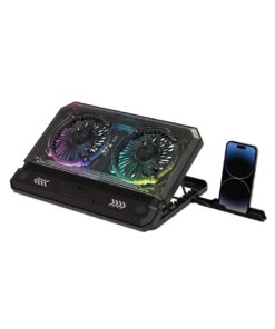CONQUEROR Top Cooler Rgb With Mobile Holder Ls030 -Black