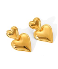 Heart Statement Earrings