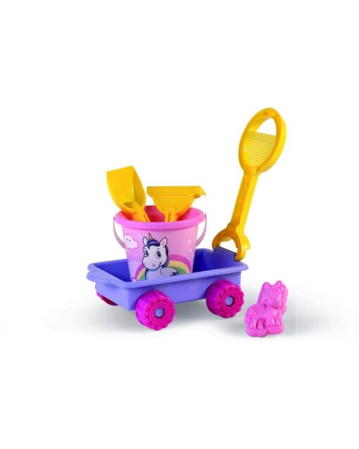 UNICO PLUS Unicorn Beach Cart Play Set