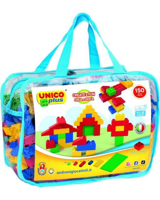 UNICO PLUS Create & Fun 150 Pieces Building Blocks Set