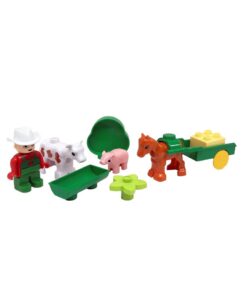 UNICO PLUS Country Farm Set with Cow Horse & Pig
