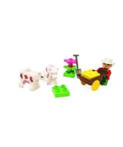 UNICO PLUS Country Farm Set with 2 Cows