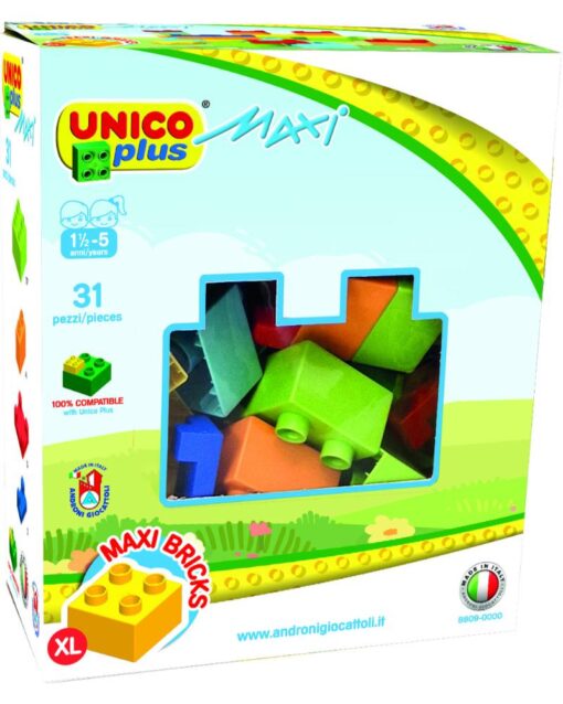 Unico Plus Maxi Blocks - 31 Pieces Educational Set