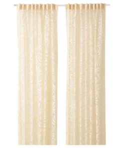 IKEA SKÄREFLY Sheer Curtains 1 pair 145x300 cm