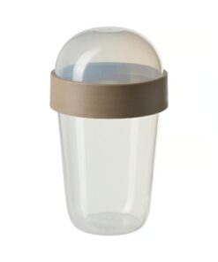 IKEA SPLITTERNY Snack Container Transparent Light Brown 300 ml