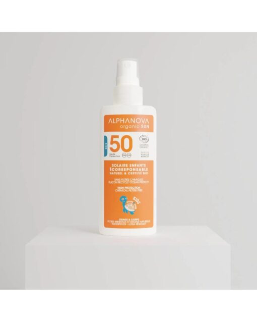 ALPHANOVA Kids Face And Body Sun Sprays Spf50 125G - Image 2