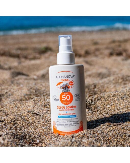 ALPHANOVA Baby Sunscreen Spray Spf 50 125G - Image 2