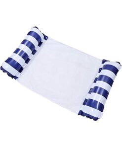 SKY-TOUCH Inflatable Water Pool Hammock Dark Blue 120 * 70cm