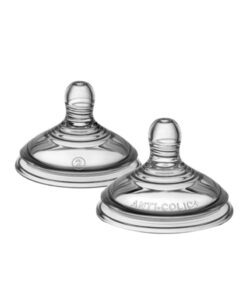 TOMMEE TIPPEE Advanced Anti-Colic Baby Bottle Teats Medium Flow 3+ Months 2 Pieces