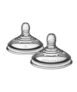 TOMMEE TIPPEE Advanced Anti-Colic Baby Bottle Teats Fast Flow 6+ Months 2 Pieces